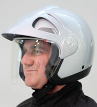 Open face helmet