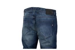 PMJ Titanium denim pants side close up