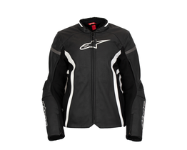 Alpinestars Stella Kira V2 leather jacket front